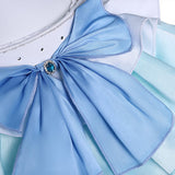 Puella Magi Madoka Magica Sayaka Miki Blue Outfit Cosplay Costume Outfit Halloween Carnival Suit