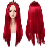 Queen Of Hearts Cosplay Wig With Headband Halloween Carnival Costume Accessories