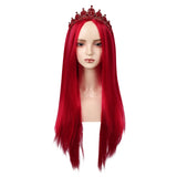 Queen Of Hearts Cosplay Wig With Headband Halloween Carnival Costume Accessories