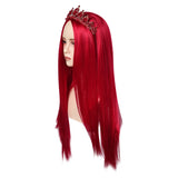 Queen Of Hearts Cosplay Wig With Headband Halloween Carnival Costume Accessories