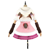 Ram Women Pink Christmas Outfit Cosplay Costume Outfit Halloween Carnival Suit