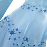 Re Zero Emilia Women Blue Evening Gown Cosplay Costume Outfit Halloween Carnival Suit