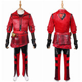 Red Kids Children Red Full Set Outfit Cosplay Costume Outfits Halloween Carnival Suit