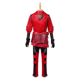 Red Kids Children Red Full Set Outfit Cosplay Costume Outfits Halloween Carnival Suit