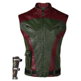 Red One (2024) Callum Drift Red Green Vest Cosplay Costume Outfits Halloween Carnival Suit