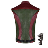 Red One (2024) Callum Drift Red Green Vest Cosplay Costume Outfits Halloween Carnival Suit