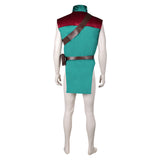 Red One (2024) Garcia Green Red Vest Set Cosplay Costume Outfits Halloween Carnival Suit