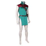 Red One (2024) Garcia Green Red Vest Set Cosplay Costume Outfits Halloween Carnival Suit