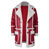 Red One (2024) Nick Santa Claus Red Coat Cosplay Costume Outfits Halloween Carnival Suit