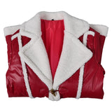 Red One (2024) Nick Santa Claus Red Coat Cosplay Costume Outfits Halloween Carnival Suit