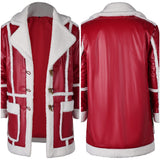 Red One (2024) Nick Santa Claus Red Coat Cosplay Costume Outfits Halloween Carnival Suit