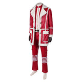 Red One (2024) Nick Santa Claus Red Outfit Cosplay Costume Outfits Halloween Carnival Suit