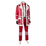 Red One (2024) Nick Santa Claus Red Outfit Cosplay Costume Outfits Halloween Carnival Suit