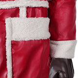 Red One (2024) Nick Santa Claus Red Outfit Cosplay Costume Outfits Halloween Carnival Suit