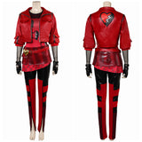 Red Women Black Red Outfit Cosplay Costume Outfits Halloween Carnival Suit