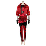 Red Women Black Red Outfit Cosplay Costume Outfits Halloween Carnival Suit