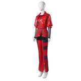 Red Women Red Outfit Cosplay Costume Outfits Halloween Carnival Suit