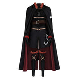 Reincarnated as a Sword Fran Women Black Outfit Cosplay Costume Outfit Halloween Carnival Suit
