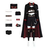 Reincarnated as a Sword Fran Women Black Outfit Cosplay Costume Outfit Halloween Carnival Suit