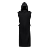Renaissance Priest Black Robe Outfit Cosplay Costume Outfit Halloween Carnival Suit