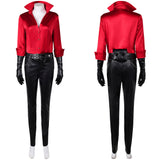 Resident Evil Ada Wong Women Red Outfit Cosplay Costume Outfits Halloween Carnival Suit