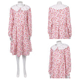 Return to Silent Hill Laura Pink Dress Cosplay Costume Outfit Halloween Carnival Suit