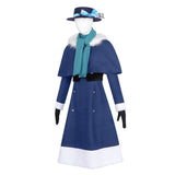 Reverse1999 Vertin Women Blue Outfit Cosplay Costume Outfit Halloween Carnival Suit