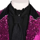 Rite Here Rite Now Ghost Purple Suit Cosplay Costume Outfits Halloween Carnival Suit