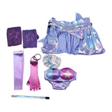 Rivals Luna Women Purple Outfit Cosplay Costume Outfit Halloween Carnival Suit