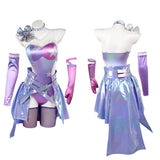 Rivals Luna Women Purple Outfit Cosplay Costume Outfit Halloween Carnival Suit