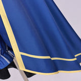 Roco Kingdom Louis Women Blue Outfit Cosplay Costume Outfit Halloween Carnival Suit