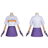 Roco Kingdom Roco Women White and Purple Outfit Cosplay Costume Outfit Halloween Carnival Suit