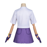 Roco Kingdom Roco Women White and Purple Outfit Cosplay Costume Outfit Halloween Carnival Suit
