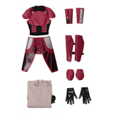 Rook Kast Women Red Outfit Cosplay Costume Outfit Halloween Carnival Suit