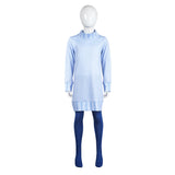 Sadness Kids Children Blue Outfit Cosplay Costume Outfits Halloween Carnival Suit