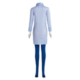 Sadness Women Blue Outfit Cosplay Costume Outfits Halloween Carnival Suit