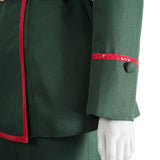 Saga of Tanya the Evil Tanya von Degurechaff Women Army Green Suit Cosplay Costume Outfit Halloween Carnival Suit