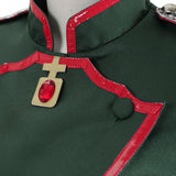 Saga of Tanya the Evil Tanya von Degurechaff Women Army Green Suit Cosplay Costume Outfit Halloween Carnival Suit