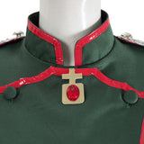 Saga of Tanya the Evil Tanya von Degurechaff Women Army Green Suit Cosplay Costume Outfit Halloween Carnival Suit