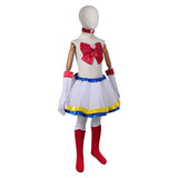 Sailor Moon Hino Rei Kids Children White Tutu Dress Cosplay Costume Outfits Halloween Carnival Suit