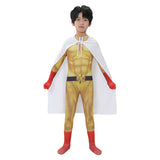 Saitama Kids Children Cosplay Costume Outfits Halloween Carnival Suit