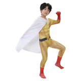 Saitama Kids Children Cosplay Costume Outfits Halloween Carnival Suit