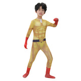 Saitama Kids Children Cosplay Costume Outfits Halloween Carnival Suit