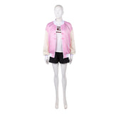 Sakamoto Days Lu Shaotang Women Pink Outfit Cosplay Costume Outfit Halloween Carnival Suit