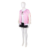 Sakamoto Days Lu Shaotang Women Pink Outfit Cosplay Costume Outfit Halloween Carnival Suit