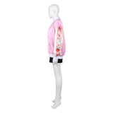 Sakamoto Days Lu Shaotang Women Pink Outfit Cosplay Costume Outfit Halloween Carnival Suit