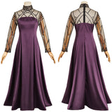 Sakamoto Days Osaragi Women Purple Dress Set Cosplay Costume Outfits Halloween Carnival Suit