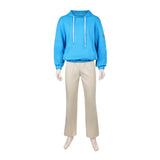 Sakamoto Days Shin Asakura Blue Hoodie Outfit Cosplay Costume Outfit Halloween Carnival Suit