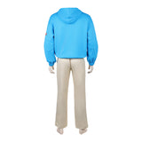 Sakamoto Days Shin Asakura Blue Hoodie Outfit Cosplay Costume Outfit Halloween Carnival Suit