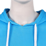 Sakamoto Days Shin Asakura Blue Hoodie Outfit Cosplay Costume Outfit Halloween Carnival Suit